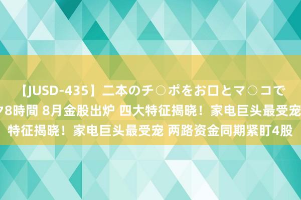 【JUSD-435】二本のチ○ポをお口とマ○コで味わう！！3Pファック8時間 8月金股出炉 四大特征揭晓！家电巨头最受宠 两路资金同期紧盯4股