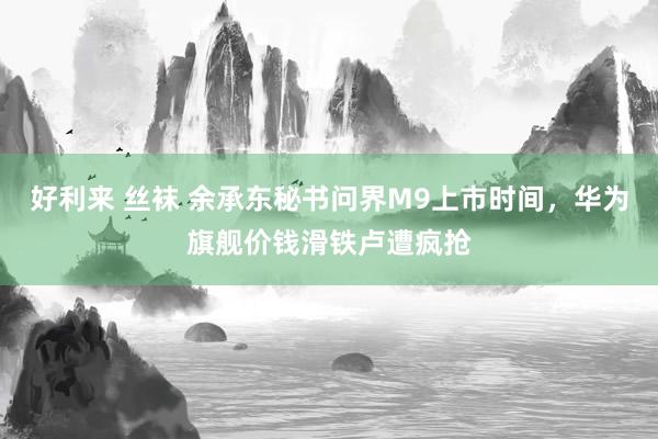 好利来 丝袜 余承东秘书问界M9上市时间，华为旗舰价钱滑铁卢遭疯抢